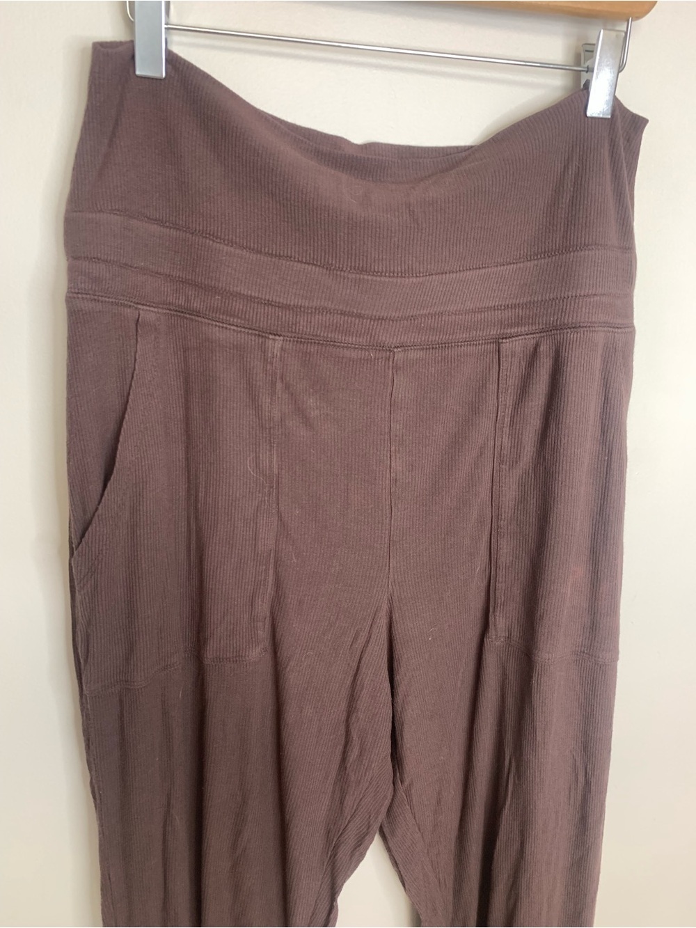 Aerie Ribbed High Rise Lounge Pants M - Picture 8 of 8